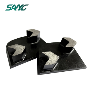 Betonboden Diamantschleifblock Superabrasiv Doppelpfeil Schleifsegment für Lavana Edco Maschine